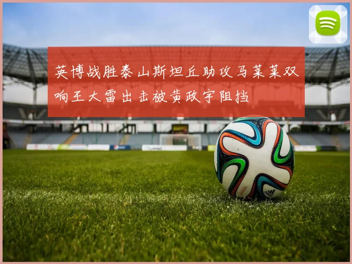 英博战胜泰山斯坦丘助攻马莱莱双响王大雷出击被黄政宇阻挡