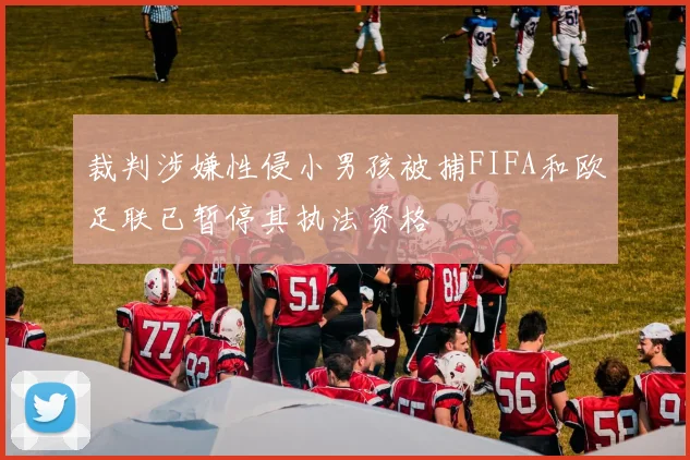 裁判涉嫌性侵小男孩被捕FIFA和欧足联已暂停其执法资格